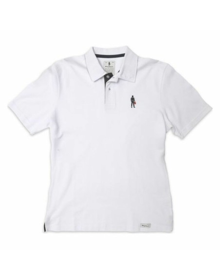 Polo à manches courtes homme OMP Driver Icon Blanc