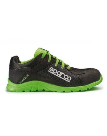Safety shoes Sparco Practice 07517 Black/Green (Size 42)
