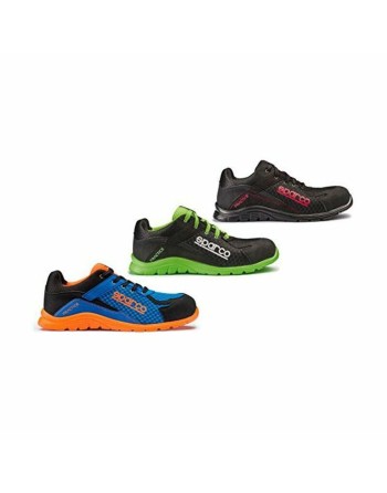 Chaussures de sécurité Sparco Practice 07517 Noir/Vert (Taille 42)