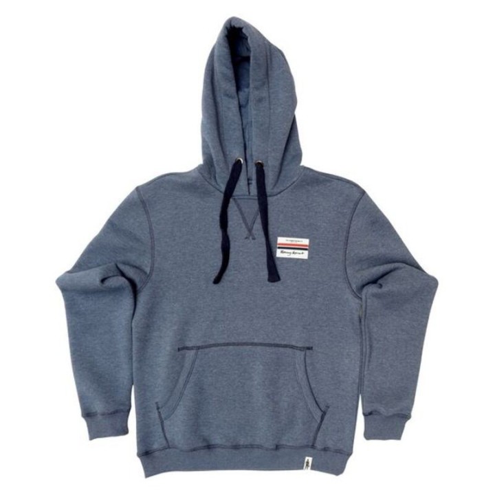 Hættetrøje til Mænd OMP Racing Spirit Gris Oscuro