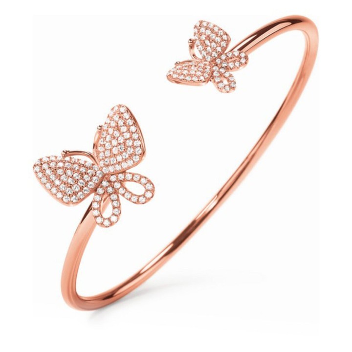 Armbånd Folli Follie Sommerfugle Sterling sølv (Ø 55 mm)