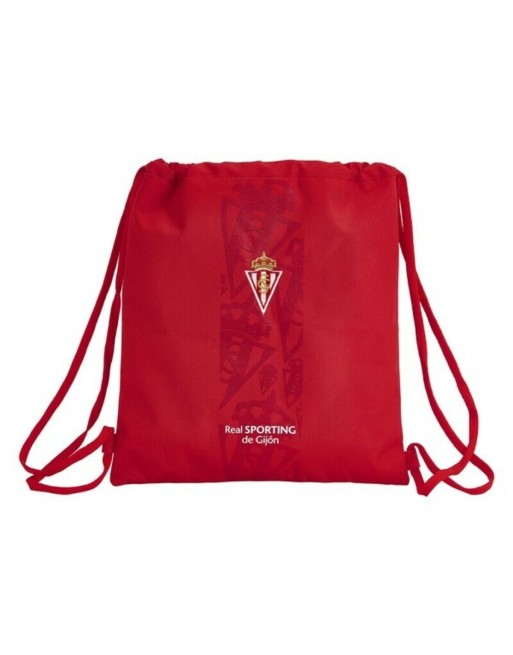 Rucksacktasche mit Bändern Real Sporting de Gijón Rot