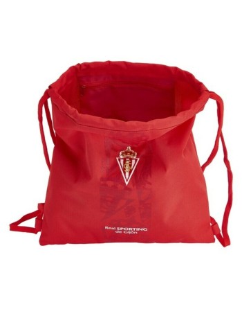 Bolsa Mochila con Cuerdas Real Sporting de Gijón Rojo