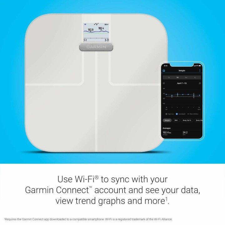 Bilancia Digitale Bluetooth GARMIN Index S2