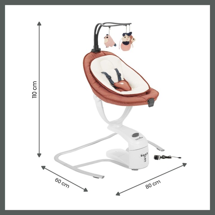 Amaca per Neonati Babymoov Swoon Motion Terracotta