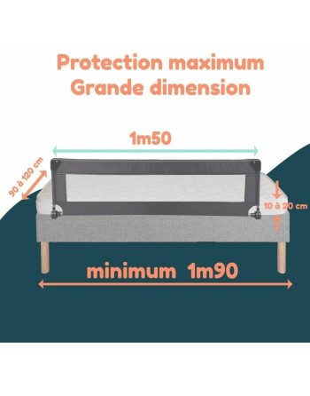 Sengehest Looping BL5003G 44 x 150 cm Grå