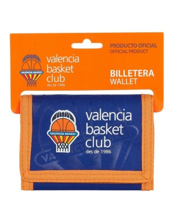 Portafogli Valencia Basket Azzurro Arancio