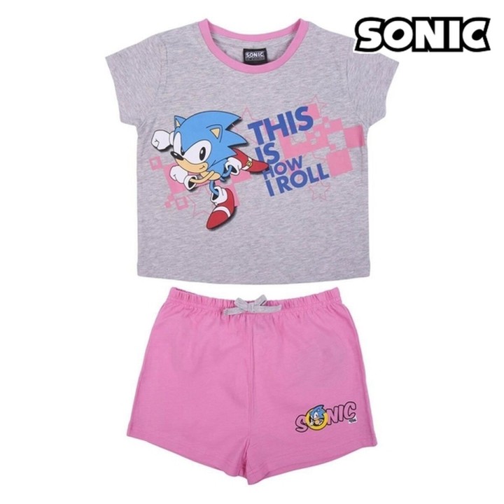 Nattøj Børns Sonic Grå