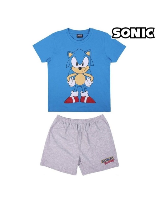 Pyjama Enfant Sonic Bleu