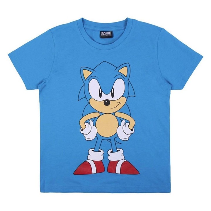 Pijama Infantil Sonic Azul