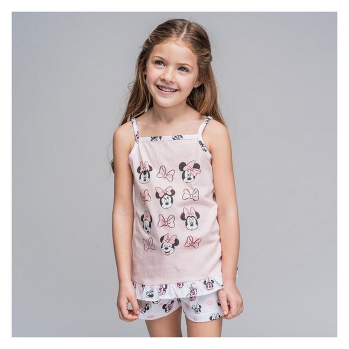 Nattøj Børns Minnie Mouse Pink