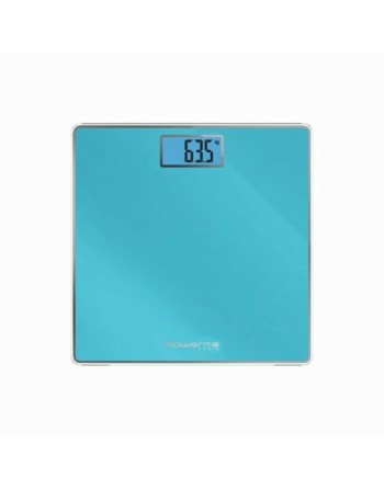 Balance Numérique de Salle de Bain Rowenta BS1503V0 3" Verre trempé Turquoise 160 kg Piles x 2
