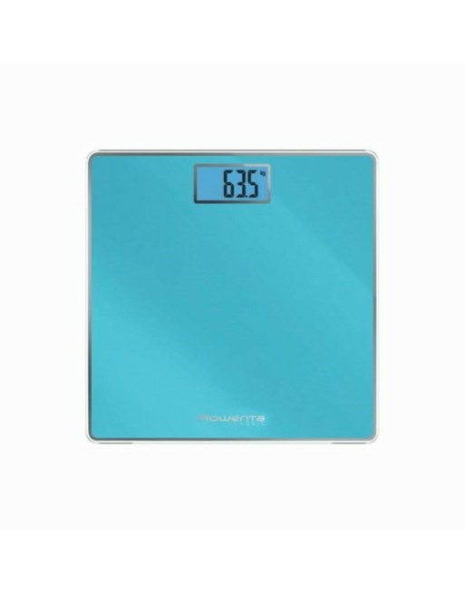 Digital Bathroom Scales Rowenta BS1503V0 3" Tempered glass Turquoise Tempered Glass 160 kg Batteries x 2