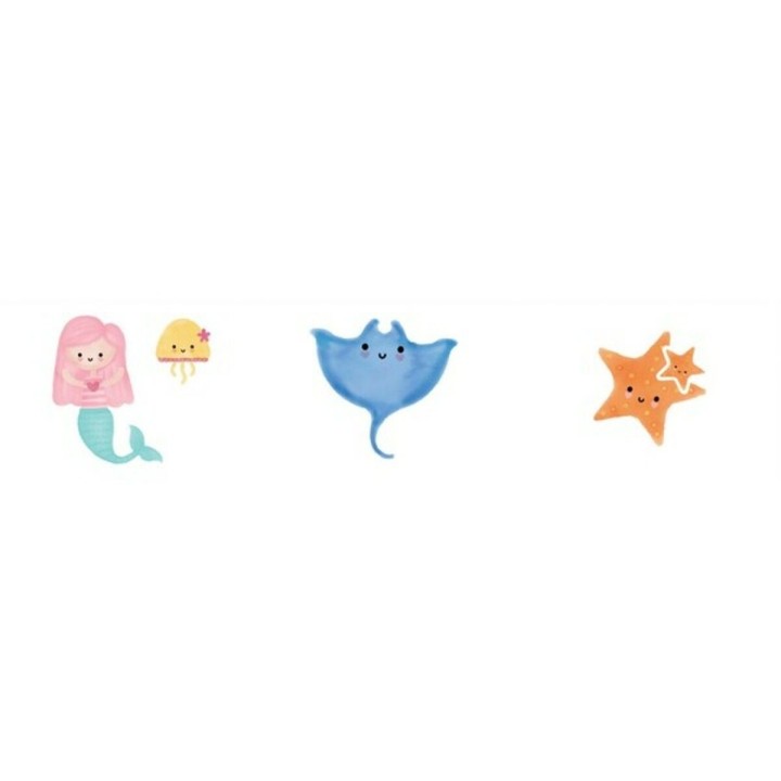 Barnesengbeskytter Cool Kids Mermaid (60 x 60 x 60 + 40 cm)