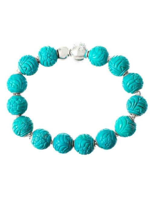 Pulsera Mujer Thomas Sabo KT0146-869-17-L16 Azul 19 cm