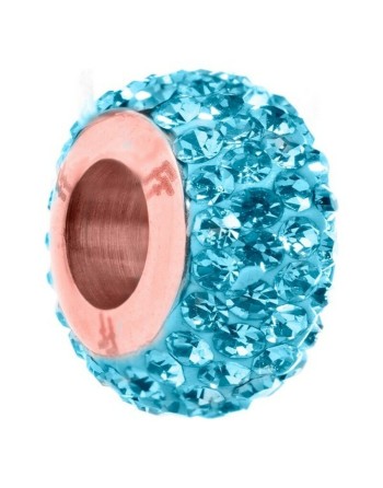 Perle de verre Femme Folli Follie 3POTO23RV Bleu (1,5 cm)
