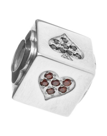 Perlina Donna Folli Follie 3P16F056KR Grigio (1 cm)