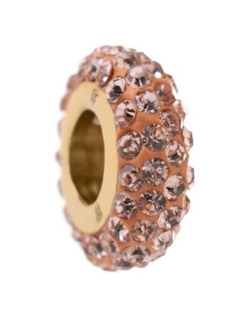 Perle de verre Femme Folli Follie 3P13T020RS Rose (1,5 cm)