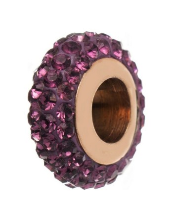 Ladies' Beads Folli Follie 3P0T024RV Purple 1,5 cm