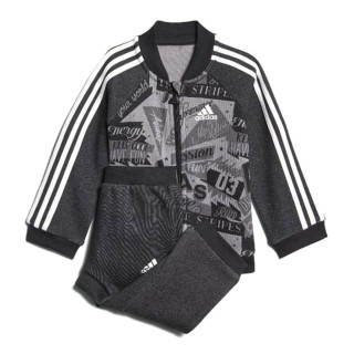 Baby træningsdragt Adidas I BBALL JOG FT Grå