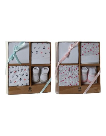 Gavesæt til baby DKD Home Decor 8424001779185 0-6 måneder 24 x 28 x 7 cm