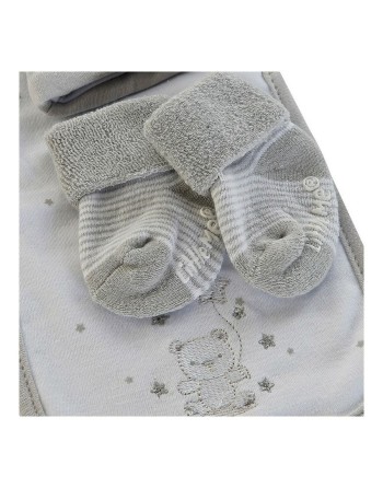 Set Babero y Botitas DKD Home Decor 0-6 Meses Algodón