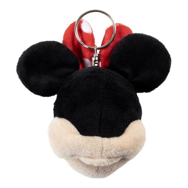 Nøglering med krammedyr Minnie Mouse Rød