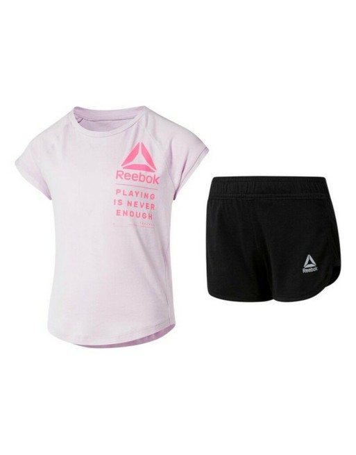Children's Sports Outfit Reebok G ES SS MONGLW BABY Pink