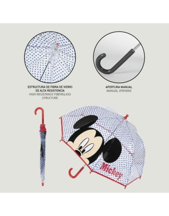 Parapluie Mickey Mouse Rouge 45 cm