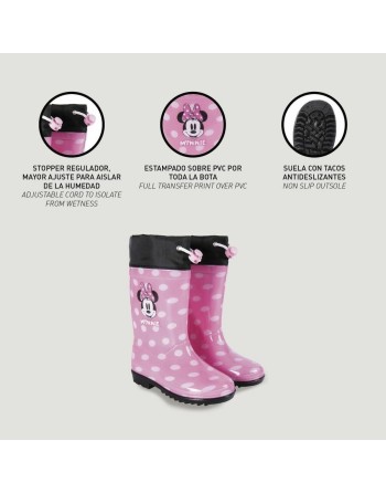 Bottes en Caoutchouc pour Enfants Minnie Mouse