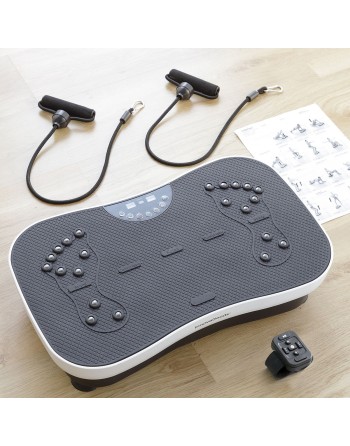 Plataforma Vibratoria de Entrenamiento con Accesorios y Guía de Ejercicios Vybeform InnovaGoods