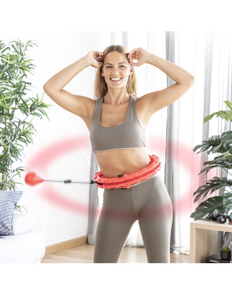 Justerbar Smart Fitness Hoop med vægt Fittehoop InnovaGoods