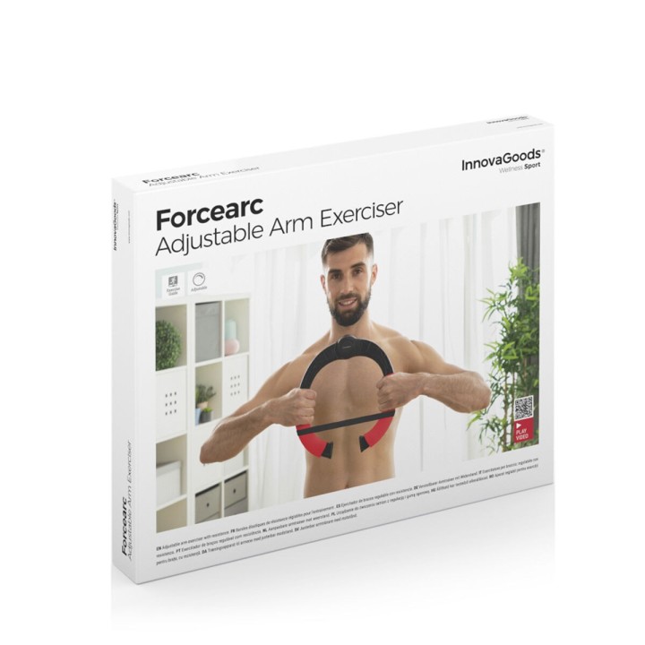 Justerbar armtræner med modstands- og motionsguide Forcearc InnovaGoods