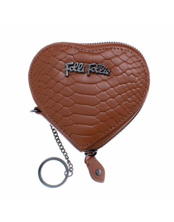 Porte-monnaie Folli Follie WA14P025WK Marron Cuir (11 x 11 x  cm)