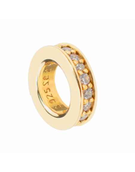 Damenperlen Folli Follie 3P9S132YC Gold 1 cm