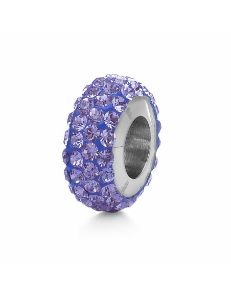 Perlina Donna Folli Follie 3P0F024V Viola 1 cm