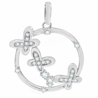 Vedhængtil kvinder Folli Follie 3P8S024C (3 cm)