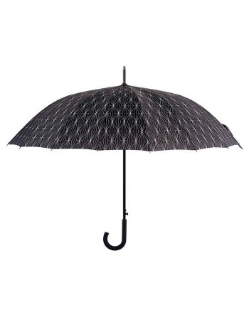 Regenschirm gedruckt Rot Grau Blau Metall (106 x 106 x 93 cm)