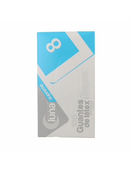 Gants Jetables Omare Taille L Blanc Latex Sans poudre (100 uds)