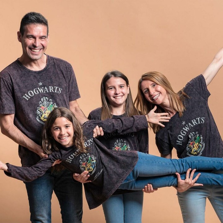 Kortærmet T-shirt til Mænd Harry Potter Grå Mørkegrå