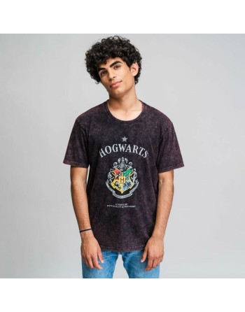 Maglia a Maniche Corte Uomo Harry Potter Grigio Grigio scuro