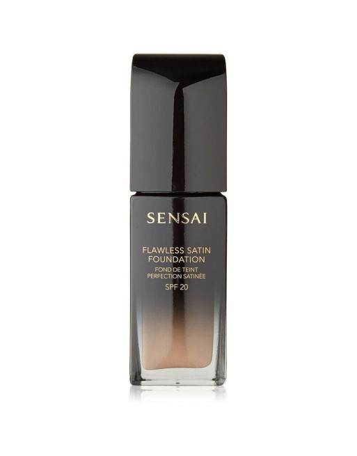 Base de Maquillaje Fluida Lawless Satin Foundation Sensai 202-Ochre beig (30 ml)