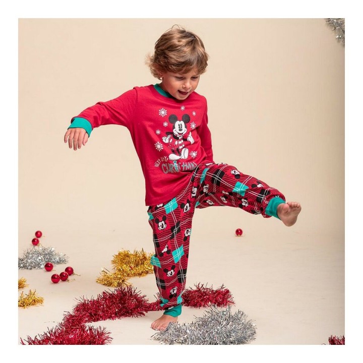 Nattøj Børns Mickey Mouse Rød