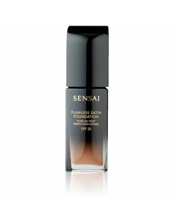 Flydende makeup foundation Lawless Satin Foundation Sensai 205-Mocha beig (30 ml)