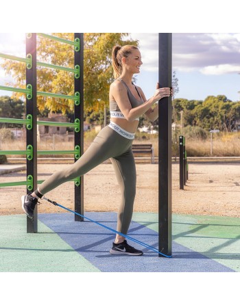 Set of Resistance Bands with Accessories and Exercise Guide Tribainer InnovaGoods 3 Units