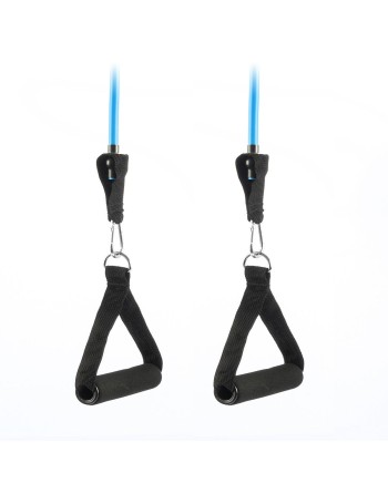 Set of Resistance Bands with Accessories and Exercise Guide Tribainer InnovaGoods 3 Units