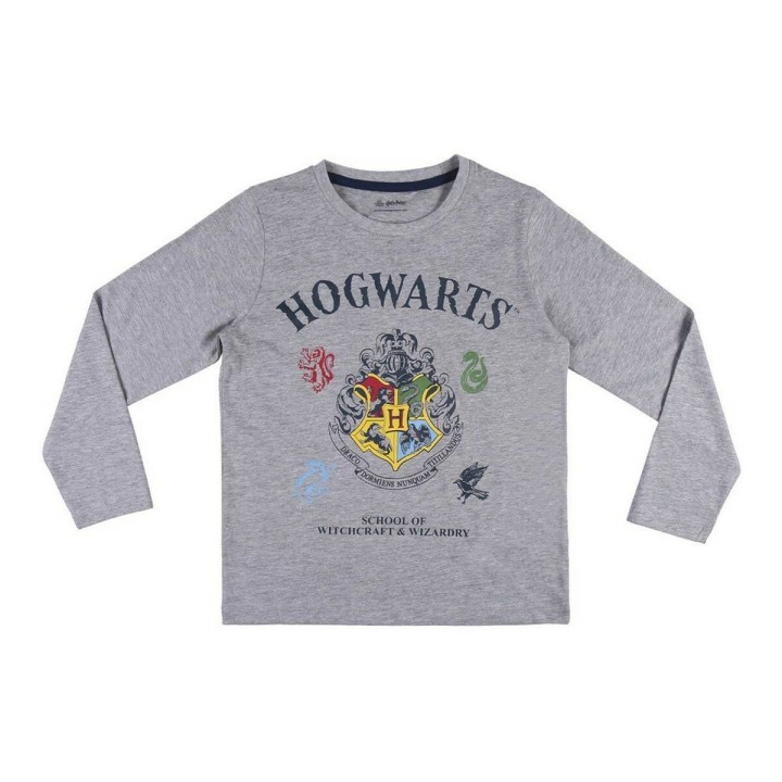 Pijama Infantil Harry Potter Gris