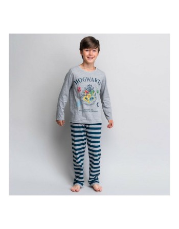 Pijama Infantil Harry Potter Gris