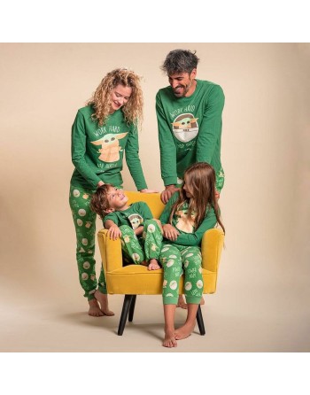 Pyjama Enfant The Mandalorian Vert foncé