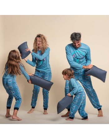 Nattøj Stitch Mænd Blå (Voksne)